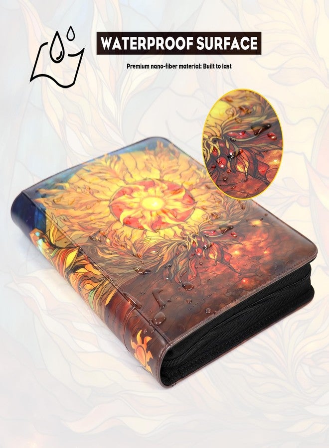 Katomula 360 Pockets Card Binder, MTG Card Binder, Double Sided Card Collection Album Folder with 20 Pages, Side-Loading Card Holder for MTG, TCG, Trading Card, Sports Cards-Plains - Image 2